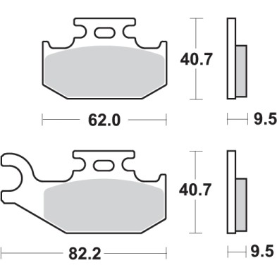SBS OFF-ROAD BRAKE PAD 767RSI
