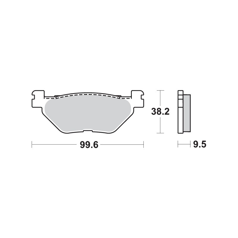 SBS SPORT 769LS REAR BRAKE PADS