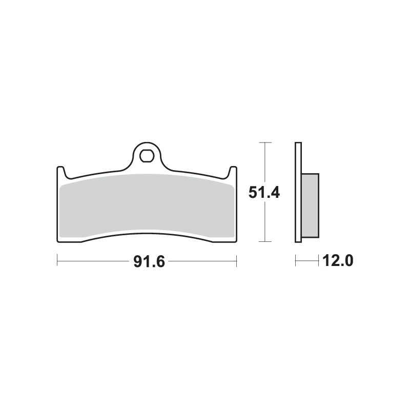 SBS PASTILLAS DE FRENO DE CARBONO 779DC