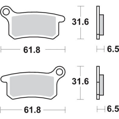 SBS OFF-ROAD BRAKE PAD 783RSI
