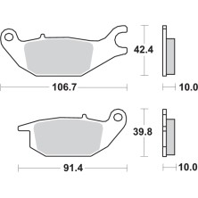 SBS PASTILLAS DE FRENO 784HF 2