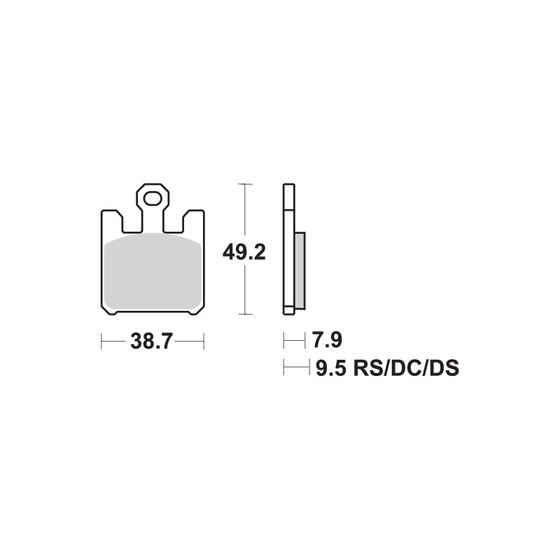SBS PASTILLAS DEPORTIVAS 788RST
