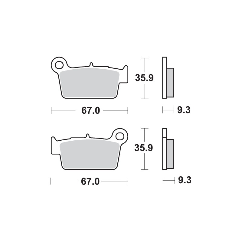 SBS OFF-ROAD BRAKE PAD 790RSI