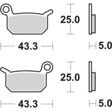 SBS 794SI BRAKE PADS 2