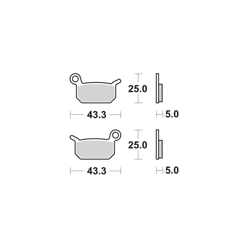 SBS 794SI BRAKE PADS