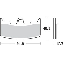 SBS 795HS BRAKE PADS 2