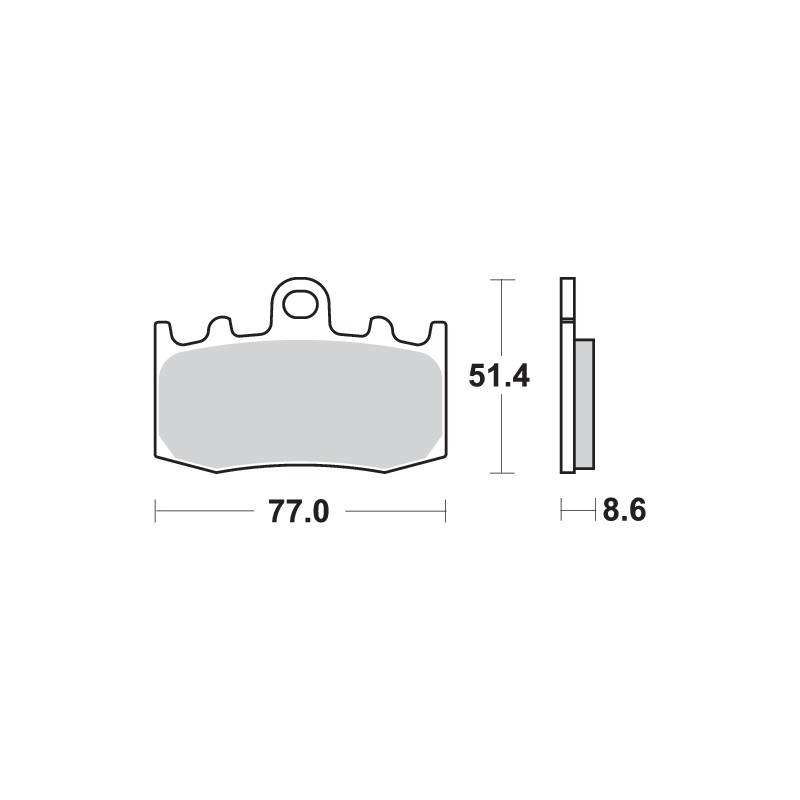 SBS 796HS BRAKE PADS