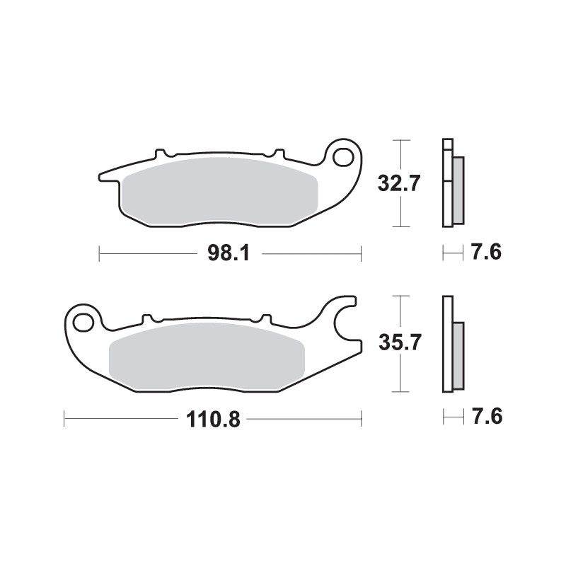SBS BRAKE PADS 797HF