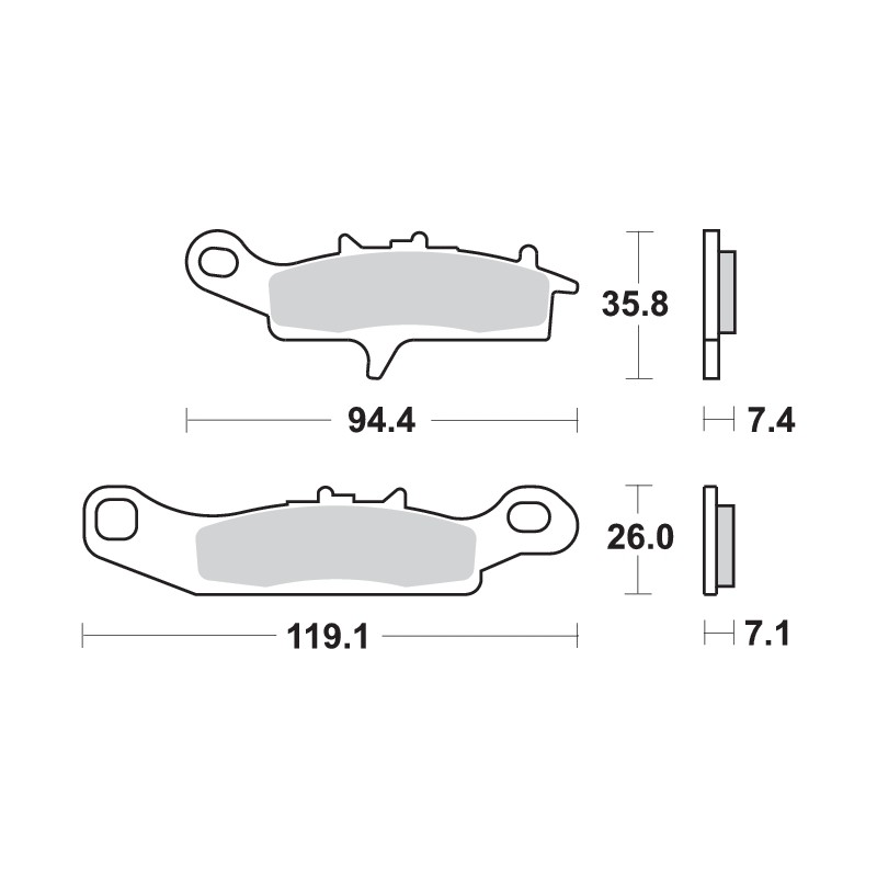 SBS PASTILLA DE FRENO OFF-ROAD 798RSI