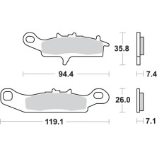 SBS 798SI BRAKE PADS 2