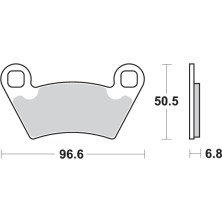SBS PASTILLAS DE FRENO 800ATS 2