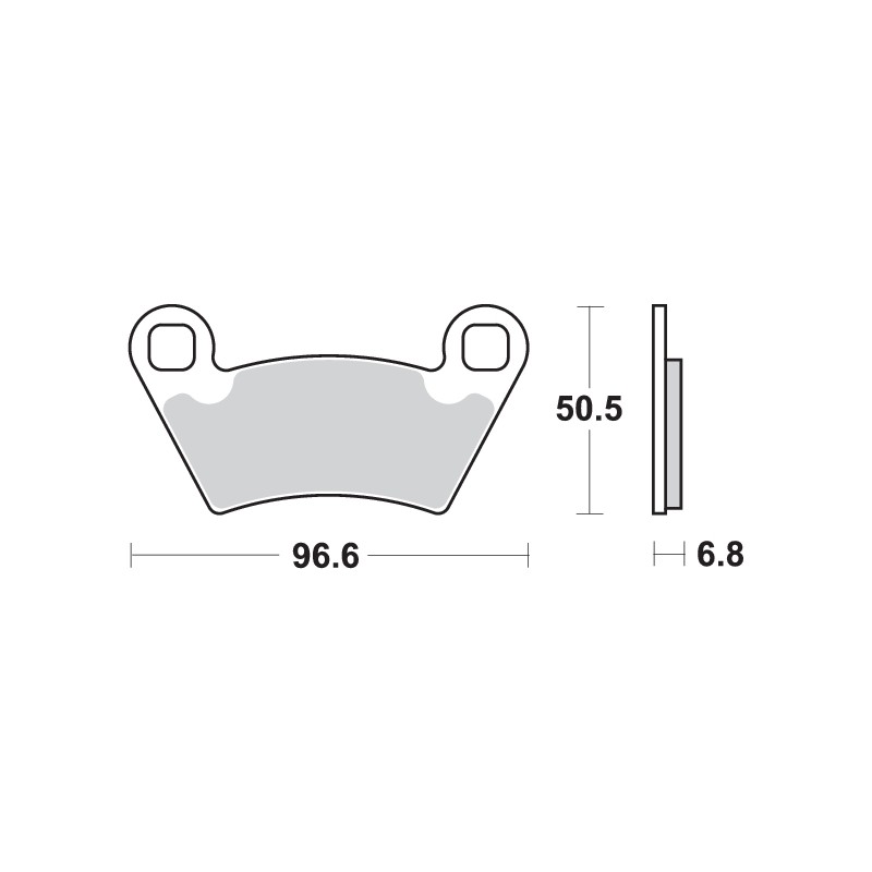 SBS 800ATS BRAKE PADS