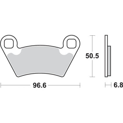 SBS 800ATS BRAKE PADS