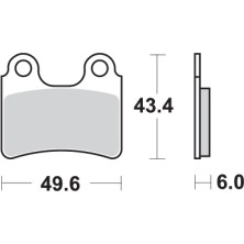 SBS OFF-ROAD BRAKE PAD 802RSI 2