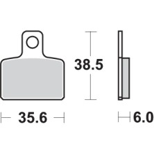 SBS PASTILLA DE FRENO OFF-ROAD 803RSI 2