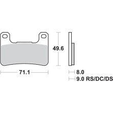 SBS 806HS BRAKE PADS 2