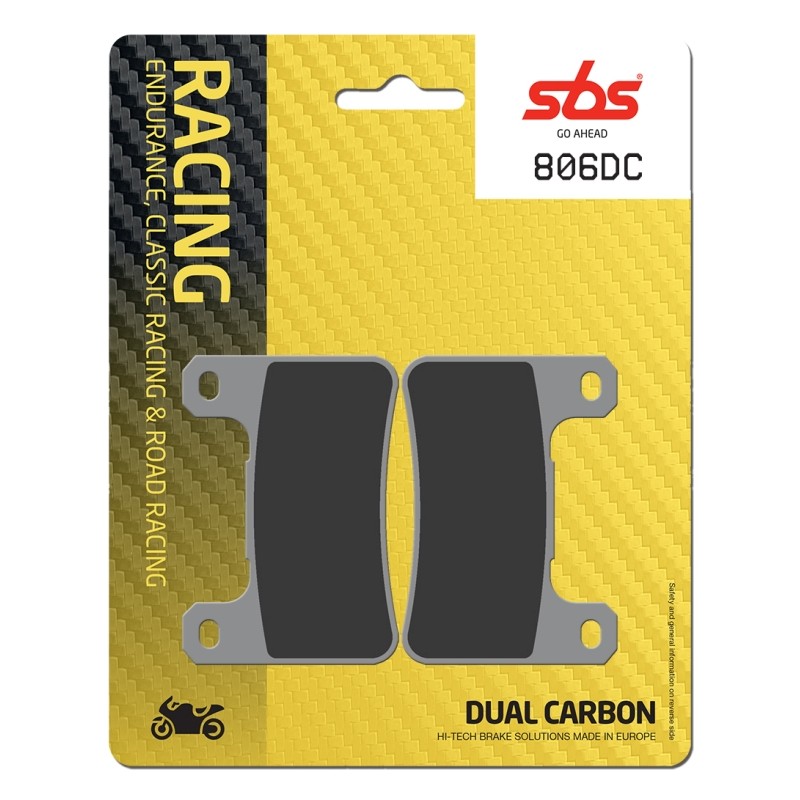 SBS 806DC CARBON BRAKE PADS
