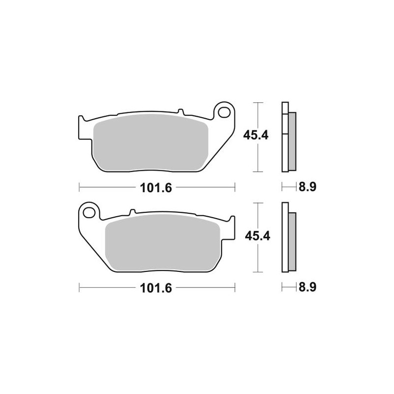 SBS 807H.HF BRAKE PADS