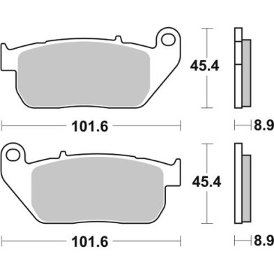 SBS BRAKE PADS 807H.HS