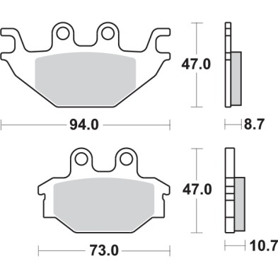 SBS PASTILLAS DE FRENO 810HF