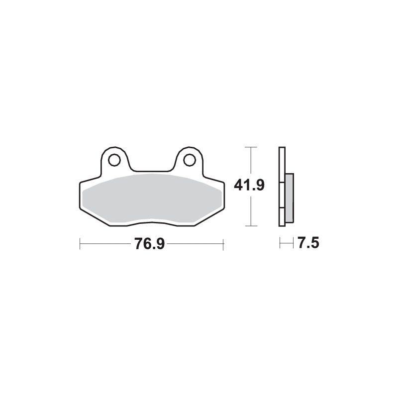 SBS BRAKE PADS 814HF