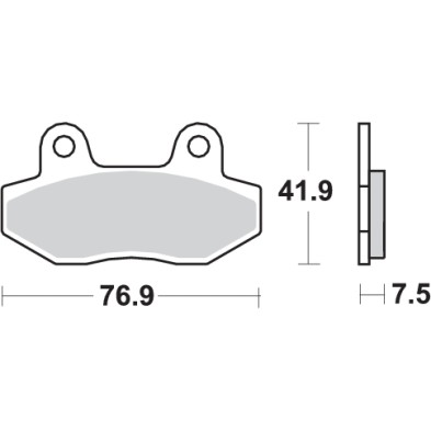 SBS BRAKE PADS 814HF