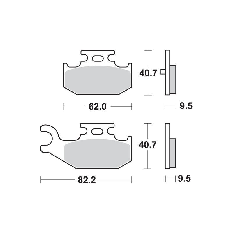 SBS OFF-ROAD BRAKE PAD 816RSI