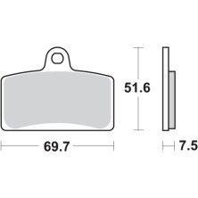 SBS 821HS BRAKE PADS 2
