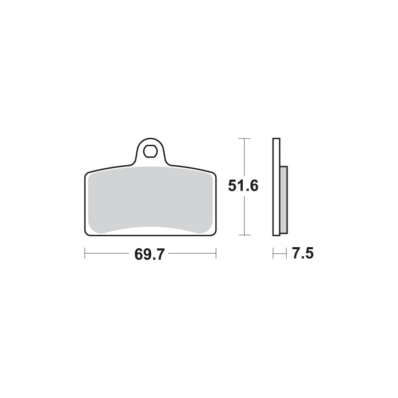 SBS 821HS BRAKE PADS