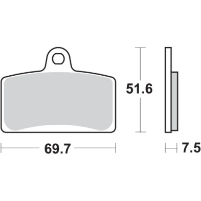 SBS 821HS BRAKE PADS