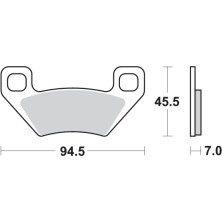 SBS 822ATS BRAKE PADS 2
