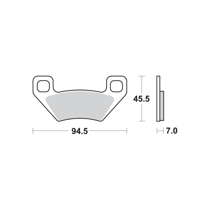 SBS 822ATS BRAKE PADS