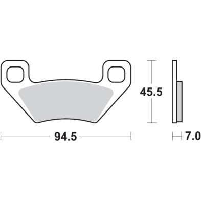 SBS 822ATS BRAKE PADS