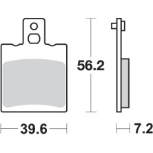 SBS PASTILLAS DE FRENO 824HF 2