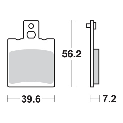 SBS BRAKE PADS 824HF