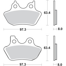 SBS 826H.HF BRAKE PADS 2
