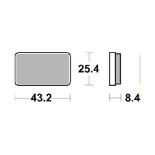 SBS PASTILLAS DE FRENO 827ATS 2