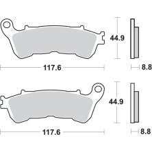 SBS 828HS BRAKE PADS 2