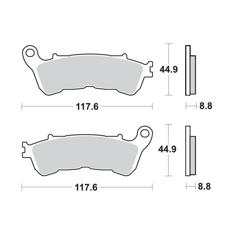 SBS 828HS BRAKE PADS