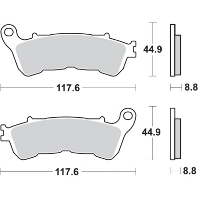 SBS 828HS BRAKE PADS