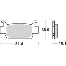 SBS PASTILLAS DE FRENO 829SI 2
