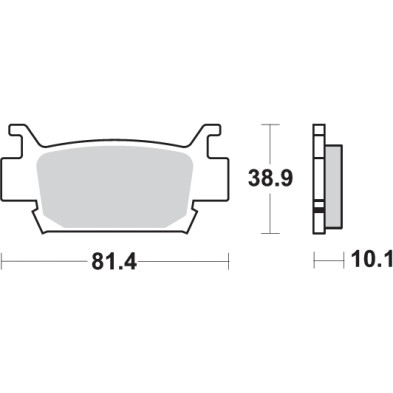 SBS 829SI BRAKE PADS