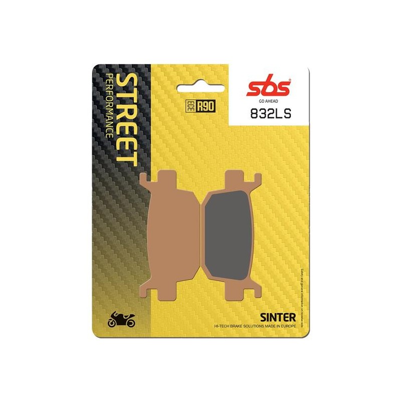 SBS PASTILLAS DE FRENO TRASERAS SPORT 832LS