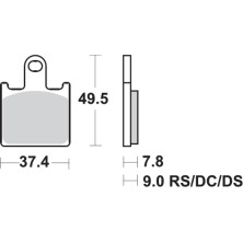 SBS 838HS BRAKE PADS 2