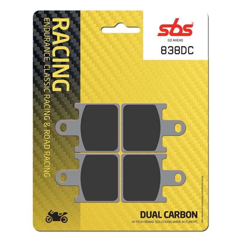 SBS 838DC CARBON BRAKE PADS