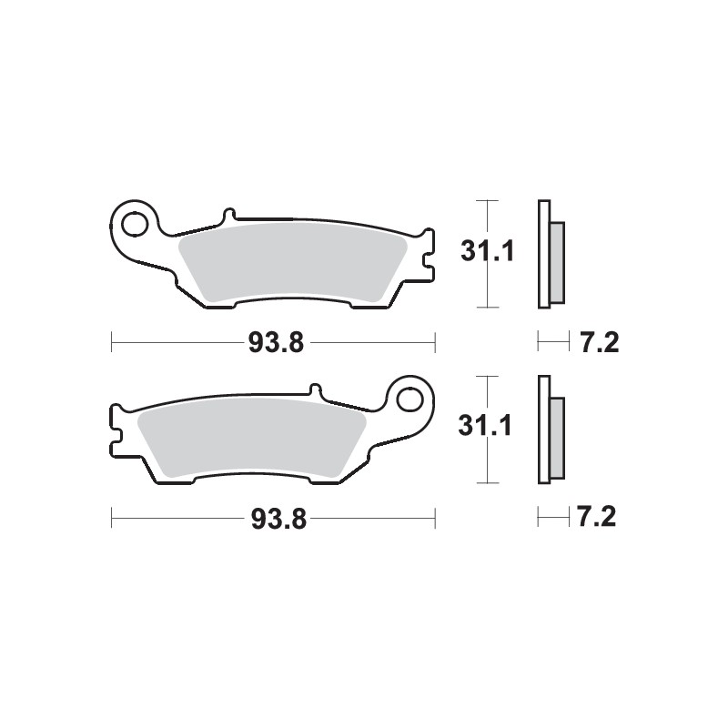 SBS PASTILLA DE FRENO OFF-ROAD 840RSI