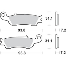SBS 840SI BRAKE PADS 2
