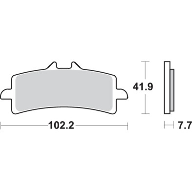 SBS SPORT PADS 841RST