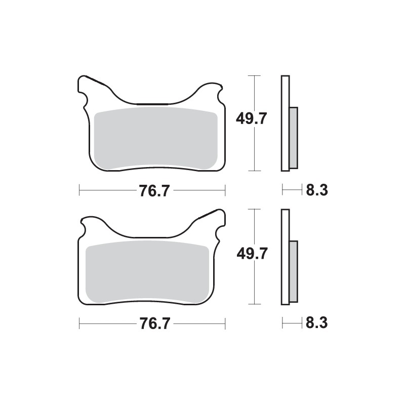 SBS OFF-ROAD BRAKE PAD 842RSI