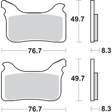 SBS OFF-ROAD BRAKE PAD 842RSI